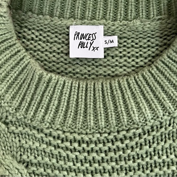 Princess Polly Oversized Cable Knit Sweater - Picture 4 of 5